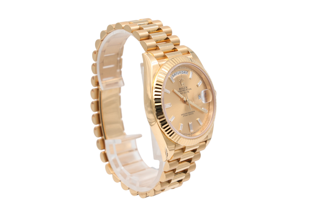 Rolex - Day-Date 40mm – Champagne Baguette – 228238 – 2024