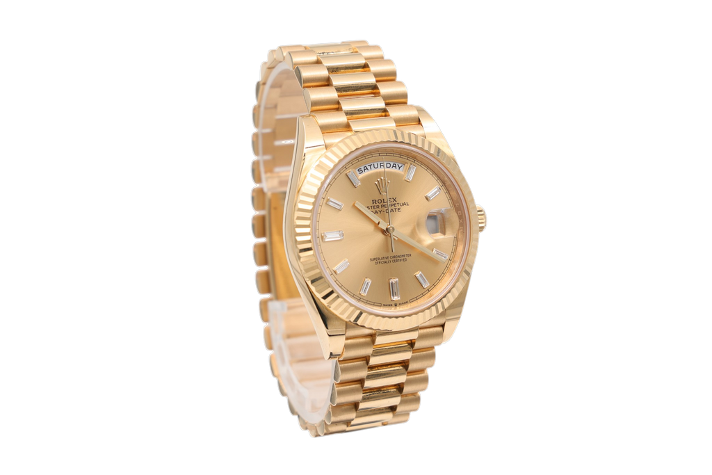 Rolex - Day-Date 40mm – Champagne Baguette – 228238 – 2024