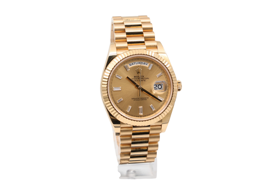 Rolex - Day-Date 40mm – Champagne Baguette – 228238 – 2024