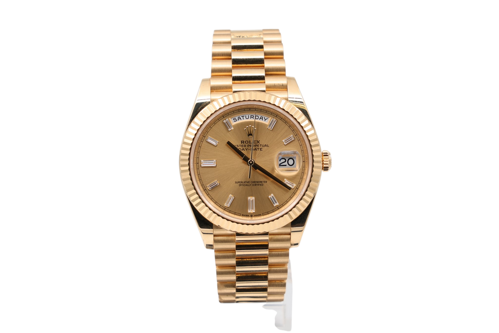 Rolex - Day-Date 40mm – Champagne Baguette – 228238 – 2024