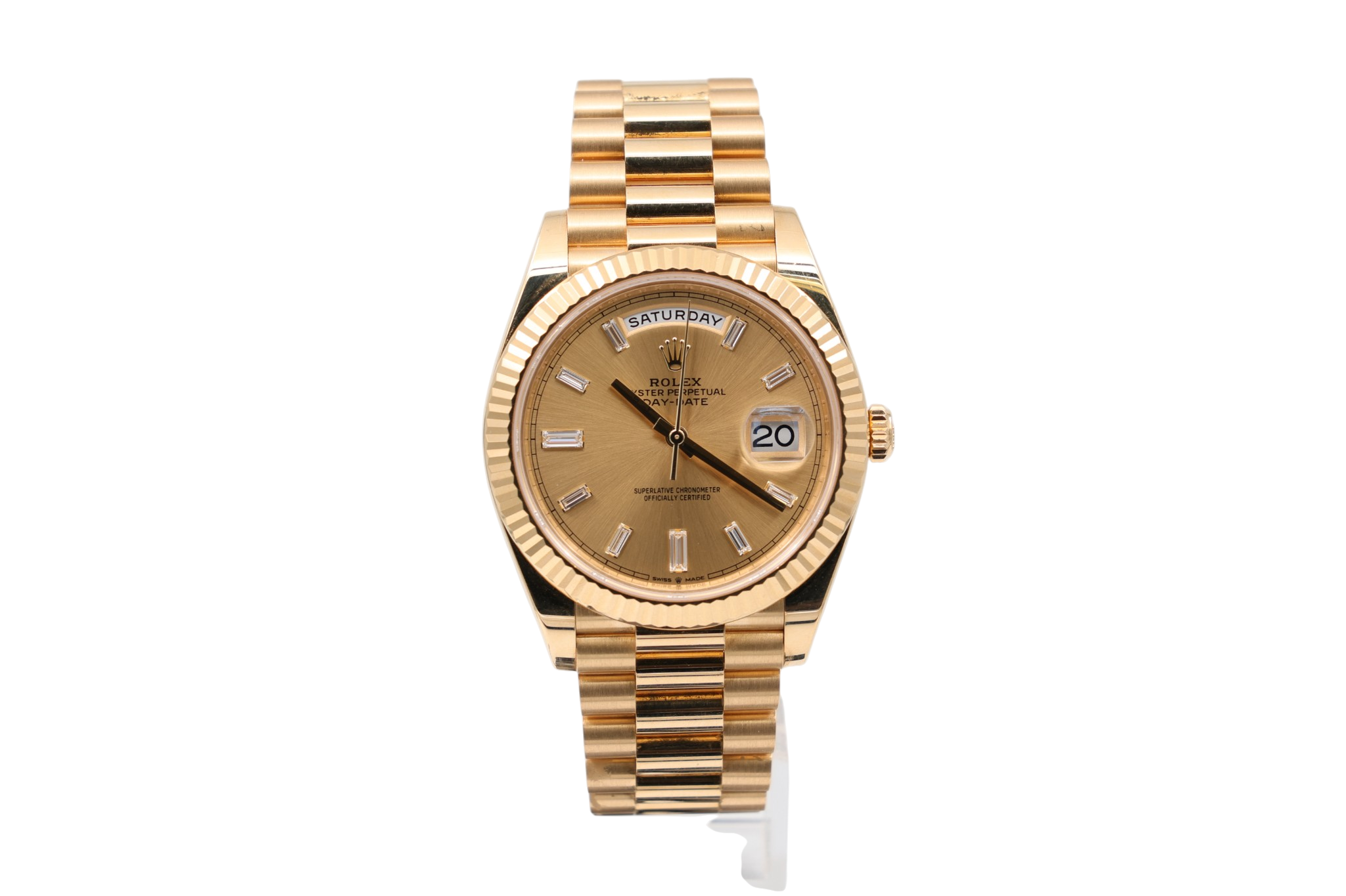 Rolex - Day-Date 40mm – Champagne Baguette – 228238 – 2024