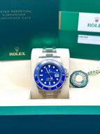 Rolex White Gold Submariner Date  - Blue Bezel - Blue Dial - 116619LB
