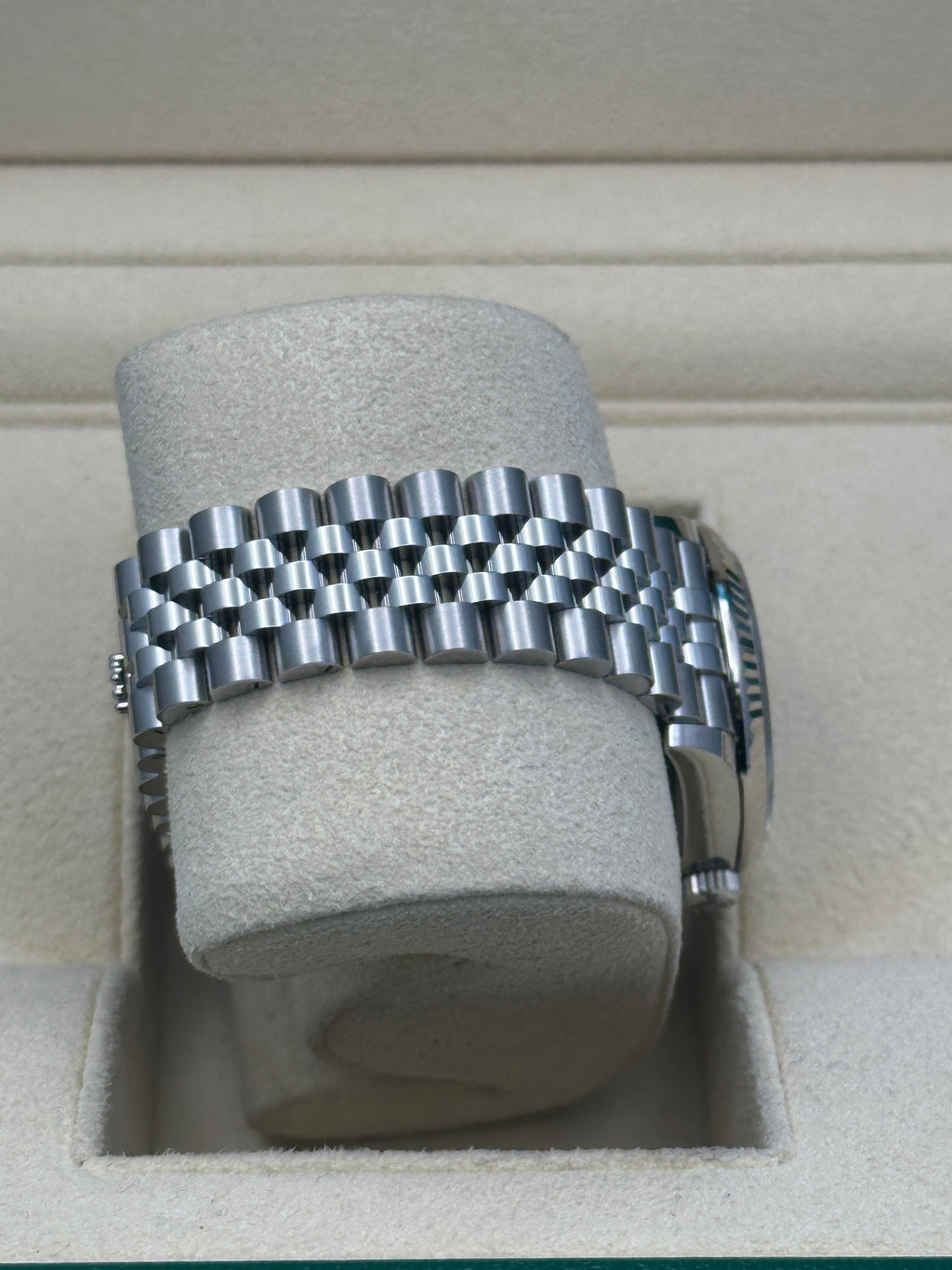 Rolex Steel and White Gold Datejust 31  - Black Roman Dial - Jubilee Bracelet - 278274 bkrj