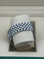 Rolex Steel and White Gold Datejust 31  - Black Roman Dial - Jubilee Bracelet - 278274 bkrj