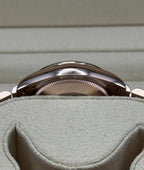 Rolex Everose Gold Datejust 31 Watch - Fluted Bezel - Mother Of Pearl Dial - President Bracelet - 278275 mdp