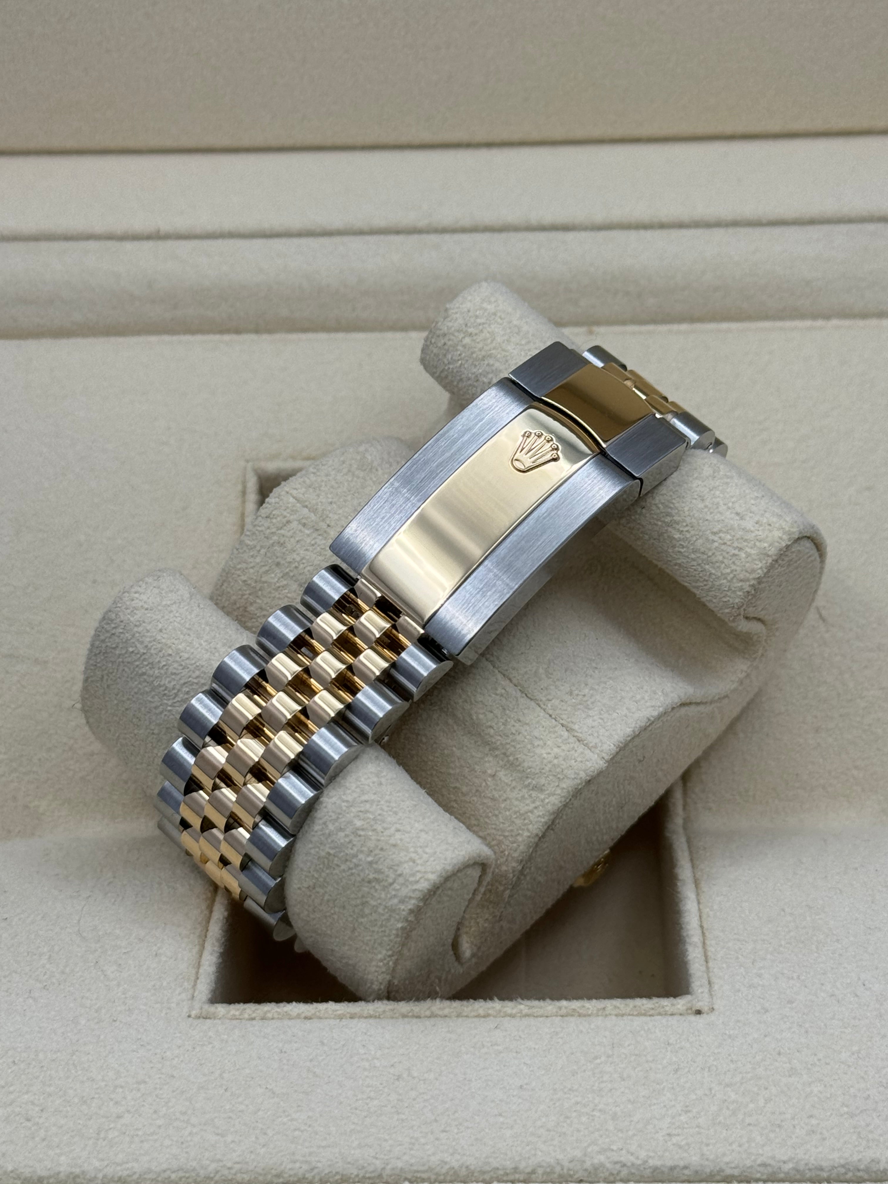 Rolex Sky Dweller 42 Champagne Dial Yellow Gold Stainless Steel Jubilee Bracelet Mens  336933