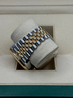 Rolex Sky Dweller 42 Champagne Dial Yellow Gold Stainless Steel Jubilee Bracelet Mens  336933