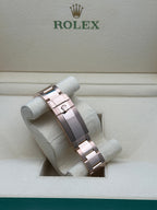 Rolex Everose Gold Cosmograph Daytona Watch - Fixed Bezel - Black And Sundust Index Dial
