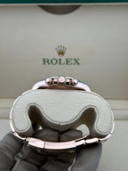 Rolex Everose Gold Cosmograph Daytona Watch - Fixed Bezel - Black And Sundust Index Dial