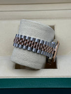 Rolex Steel and Everose Gold Datejust 31  - Mother of Pearl Diamond Dial - Jubilee Bracelet - 278271 mdj