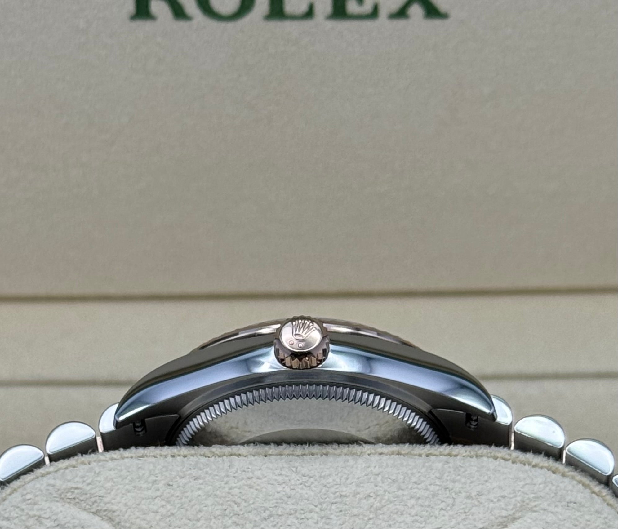 Rolex Steel and Everose Gold Datejust 31  - Mother of Pearl Diamond Dial - Jubilee Bracelet - 278271 mdj