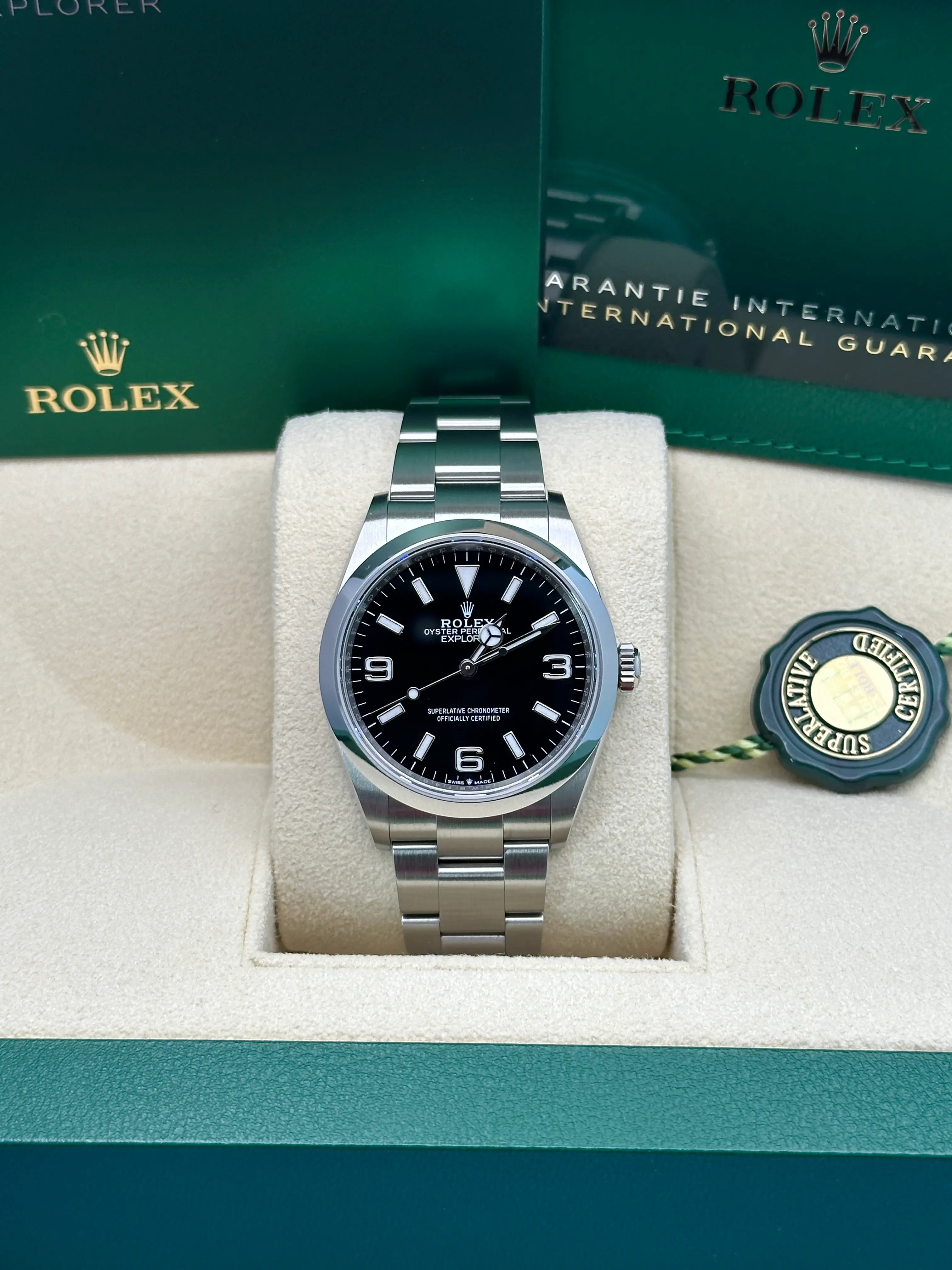 Rolex Explorer 40 Black Dial 224270