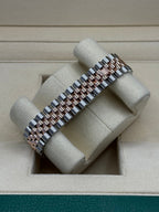 Rolex Steel and Everose Gold Datejust 31  - Dark Rhodium Index Dial - Jubilee Bracelet - 278271 dkrhij