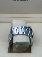 Rolex Oystersteel Datejust 41  - Smooth Bezel - Mint Green Index Dial - Oyster Bracelet - 126300Gob