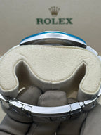 Rolex Oystersteel Datejust 41  - Smooth Bezel - Mint Green Index Dial - Oyster Bracelet - 126300Gob