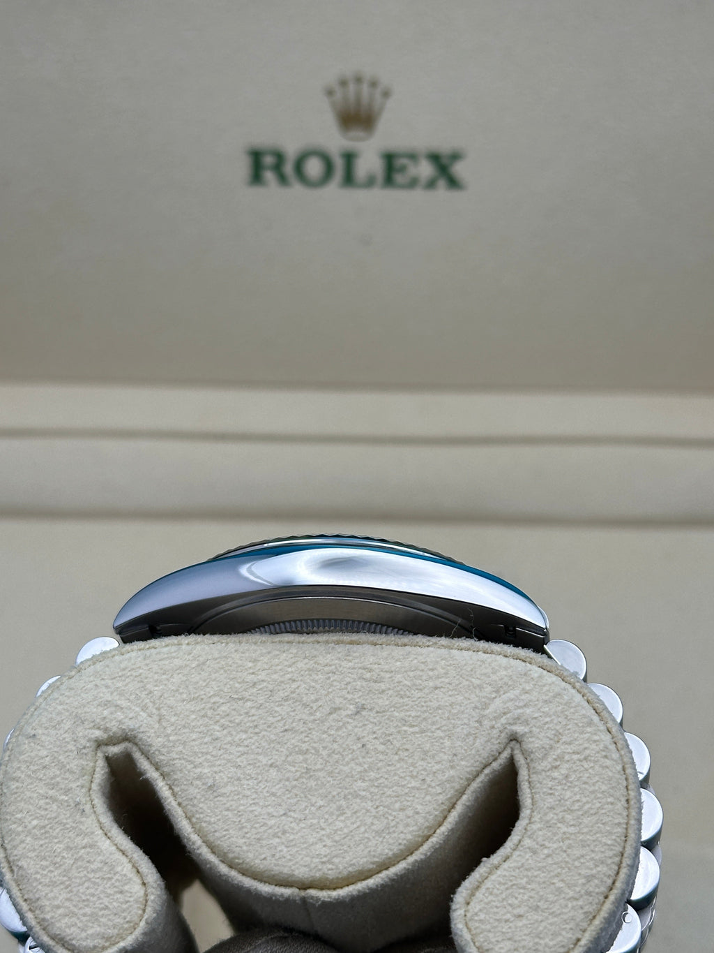 Rolex Steel and White Gold Rolesor Datejust 41  - Mint Green Index Dial - Jubilee Bracelet - 126334 GRJ