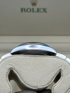 Rolex Oyster Perpetual 34 Watch - Domed Bezel - Blue Index Dial