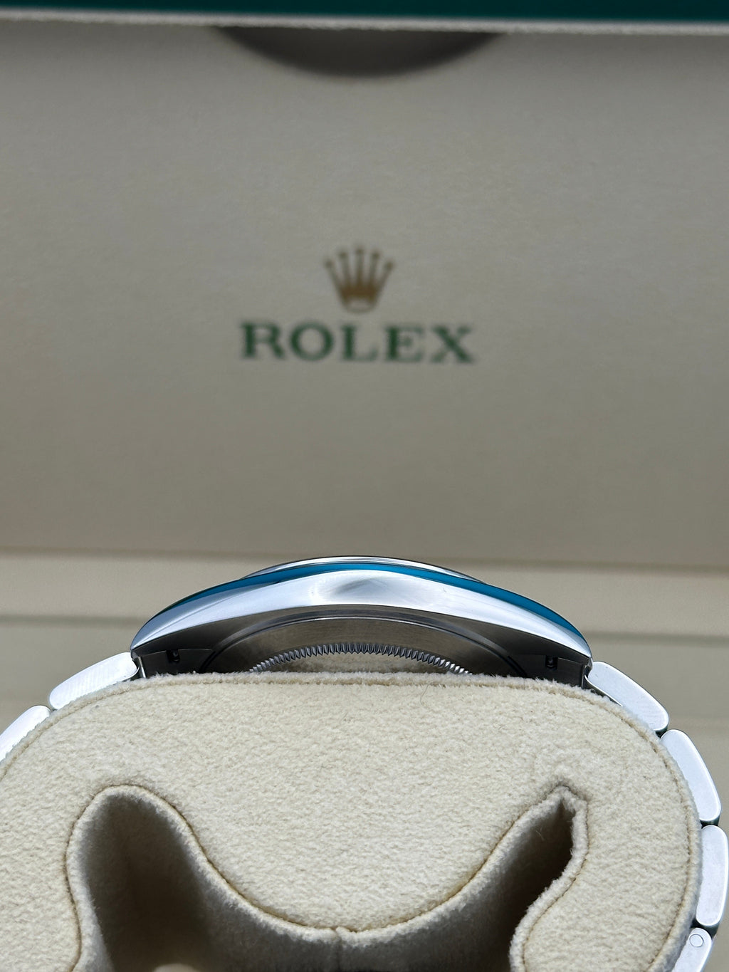 Rolex Steel Datejust 41  - Smooth Bezel - Slate Green Roman Dial - Oyster Bracelet - 126300 slgro
