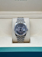 Rolex White Rolesor Datejust 36  - Slate Roman Dial - Jubilee Bracelet - 126234