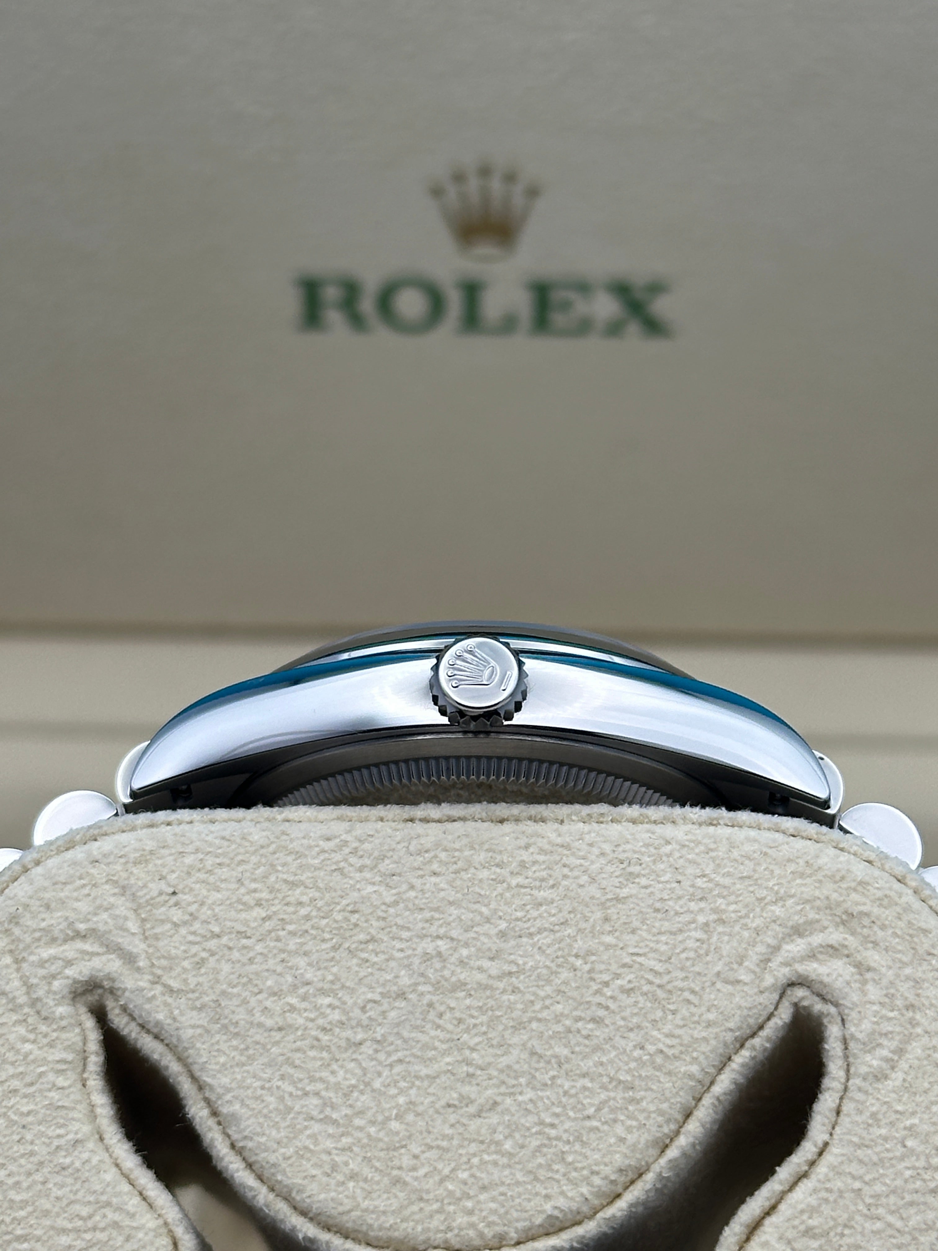 Rolex Oystersteel Datejust 36  - Mint Green Index Dial - Jubilee Bracelet - 126200Gjb