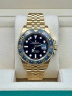 Rolex GMT-Master II 40mm - Black Dial - Yellow Gold Jubilee Bracelet 126718grnr Jubilee