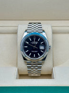 Rolex Steel and White Gold Rolesor Datejust 41  - Black Index Dial - Jubilee Bracelet - 126334 bkij