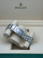 Rolex Steel and White Gold Rolesor Datejust 41  - Black Index Dial - Jubilee Bracelet - 126334 bkij