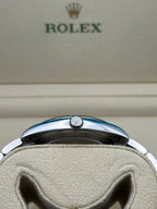 Rolex Steel and White Gold Rolesor Datejust 41  - Mint Green Index Dial - Oyster Bracelet - 126334