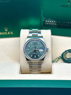 Rolex Oystersteel Datejust 36  - Mint Green Index Dial - Oyster Bracelet - 126200Goy
