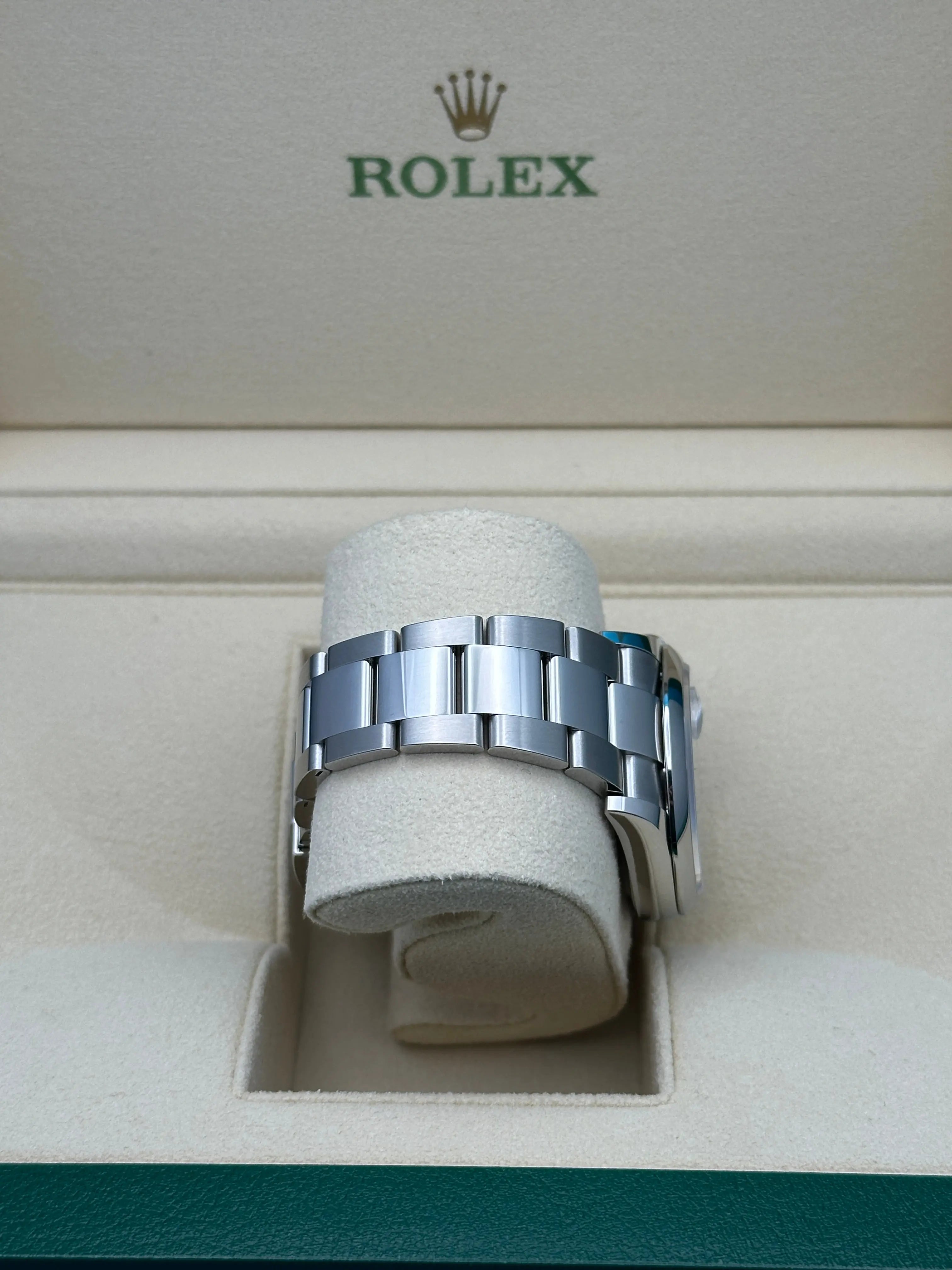 Rolex Oystersteel Datejust 36  - Mint Green Index Dial - Oyster Bracelet - 126200Goy