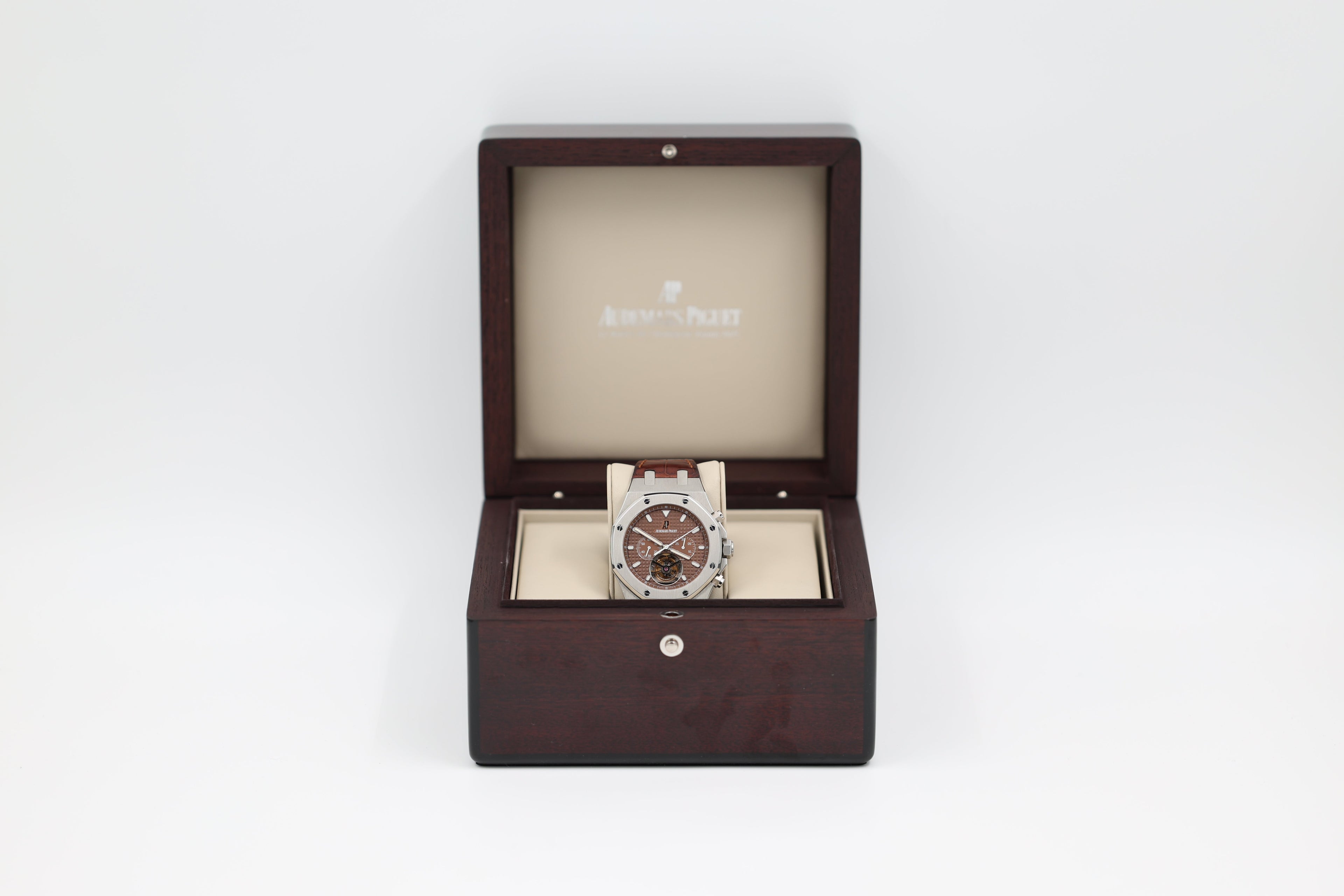 Audemars Piguet - Royal Oak Tourbillon - Brown Dial - 25977ST