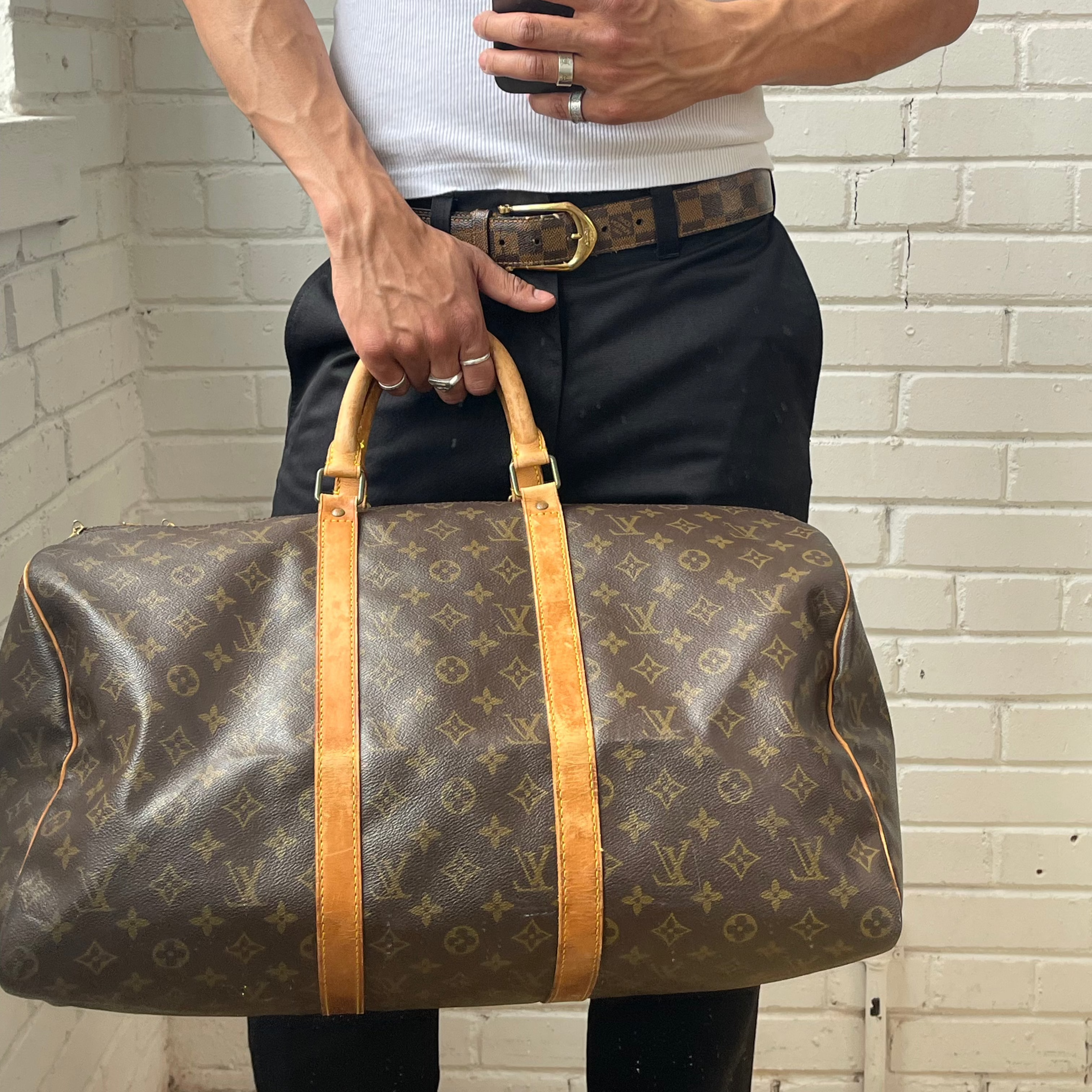 Louis Vuitton 'Keepall 50' Duffle Bag