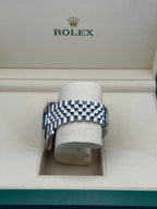 Rolex Steel Datejust 41  - Smooth Bezel - Blue Index Dial - Jubilee Bracelet - 126300 blij