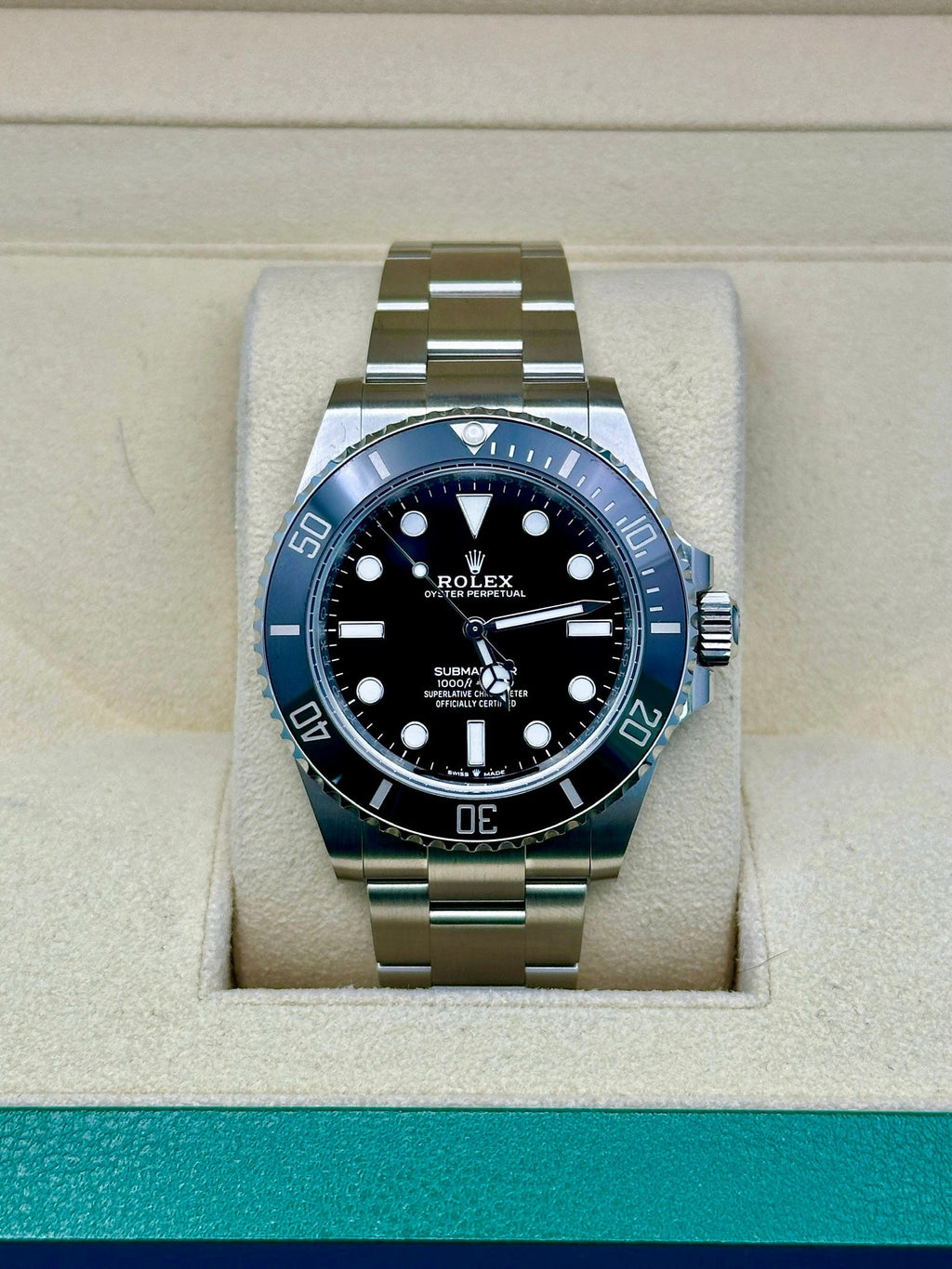 Rolex Steel Submariner  - Black Dial - 124060