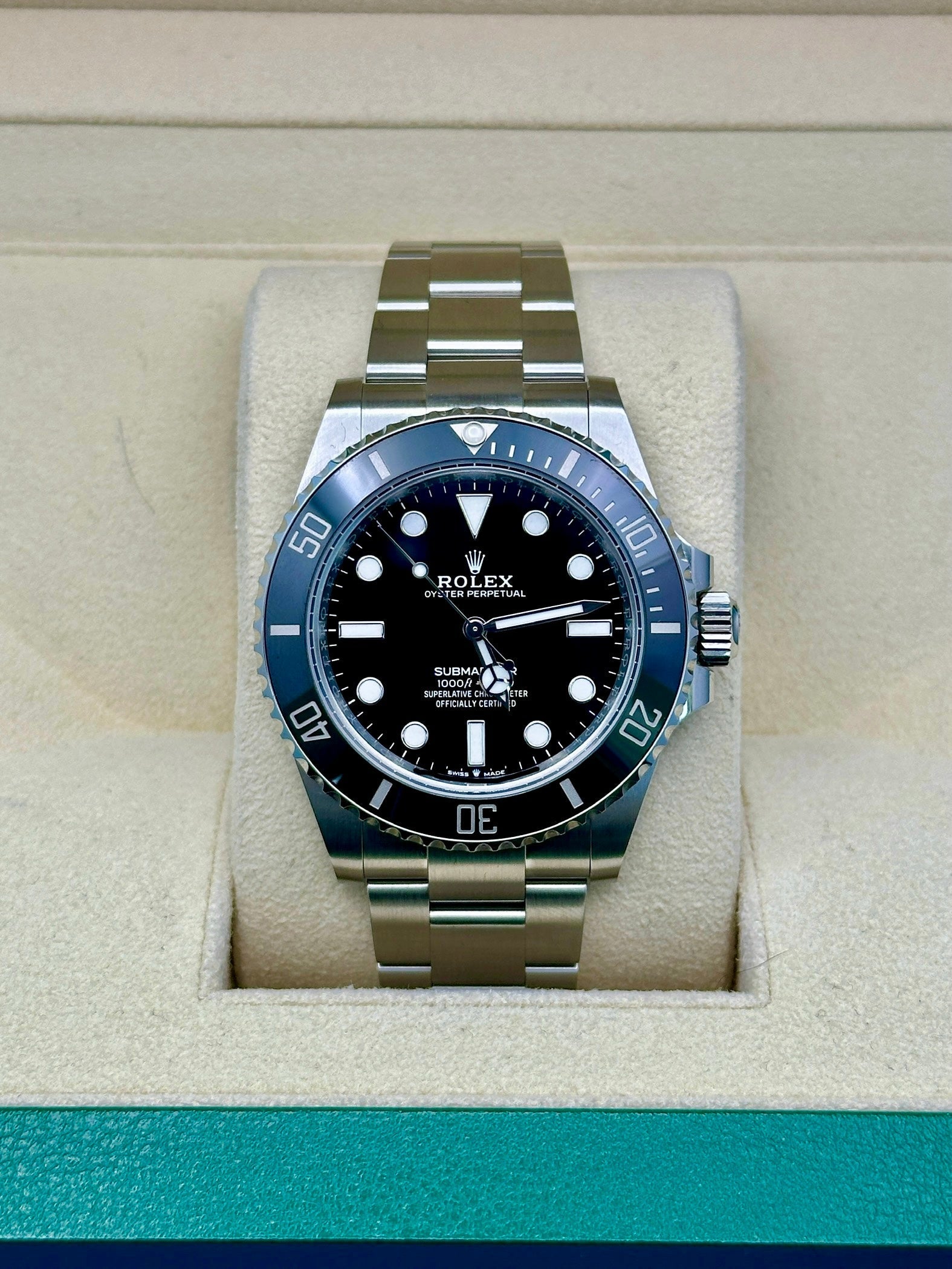 Rolex Steel Submariner  - Black Dial - 124060