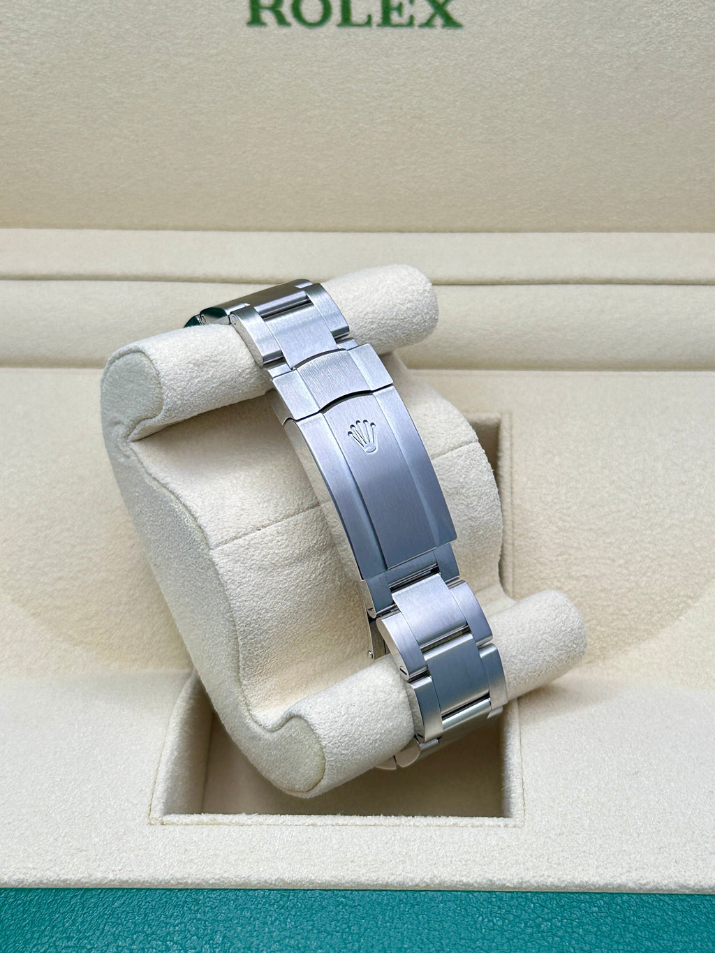 Rolex Oyster Perpetual 36 Turquoise Blue Celebration-motif Dial Stainless Steel