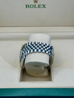 Rolex Steel and White Gold Rolesor Datejust 41  - Silver Index Dial - Jubilee Bracelet - 126334 sij