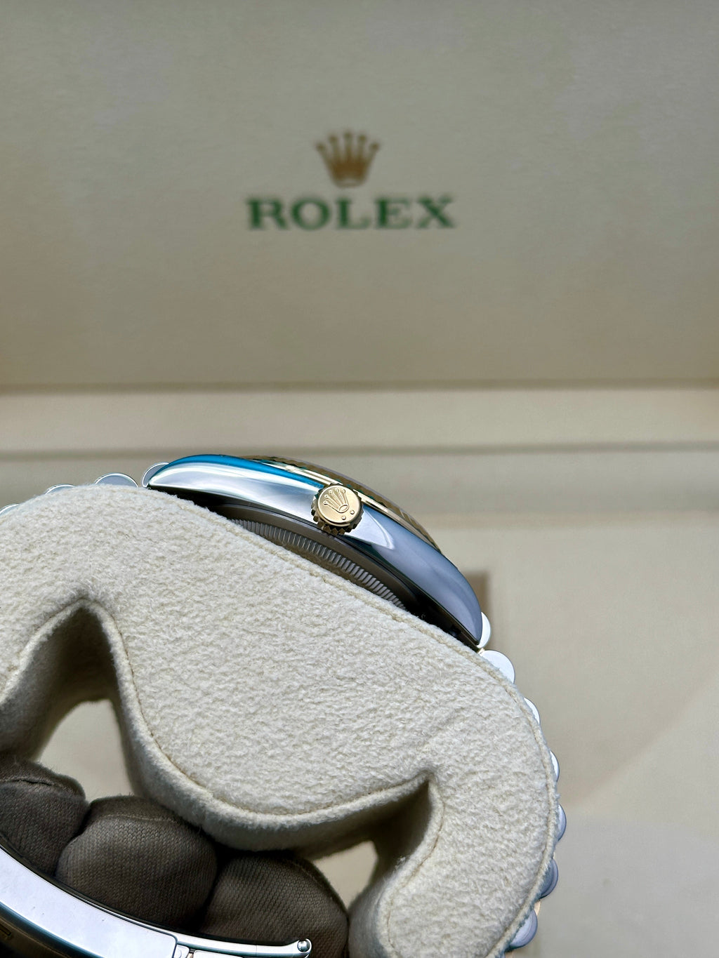 Rolex Steel and Yellow Gold Rolesor Datejust 36  - Olive Green Roman Dial - Jubilee Bracelet - 126233 ogdr69j