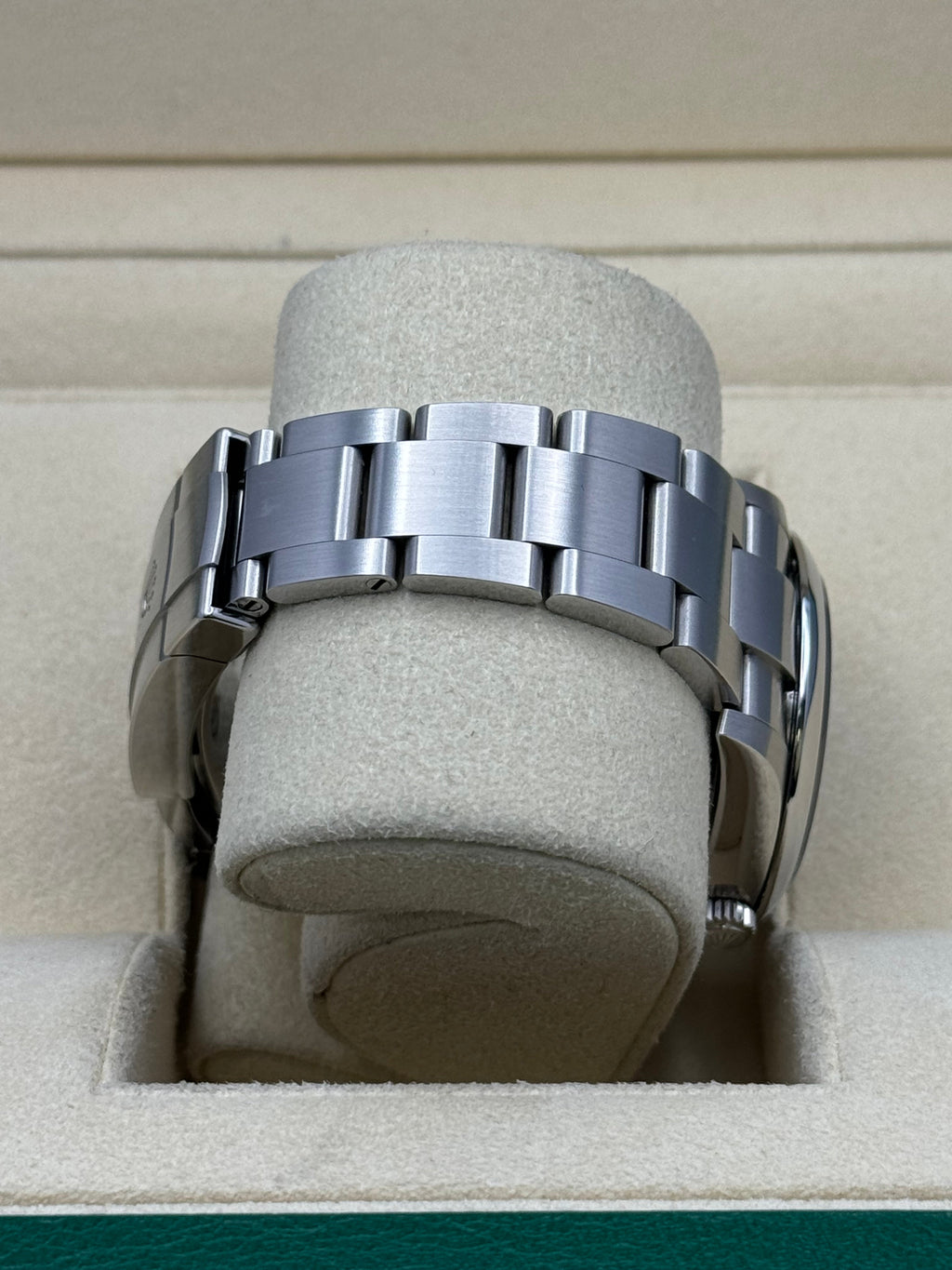 Rolex Oyster Perpetual 34 Watch - Domed Bezel - Black Index Dial