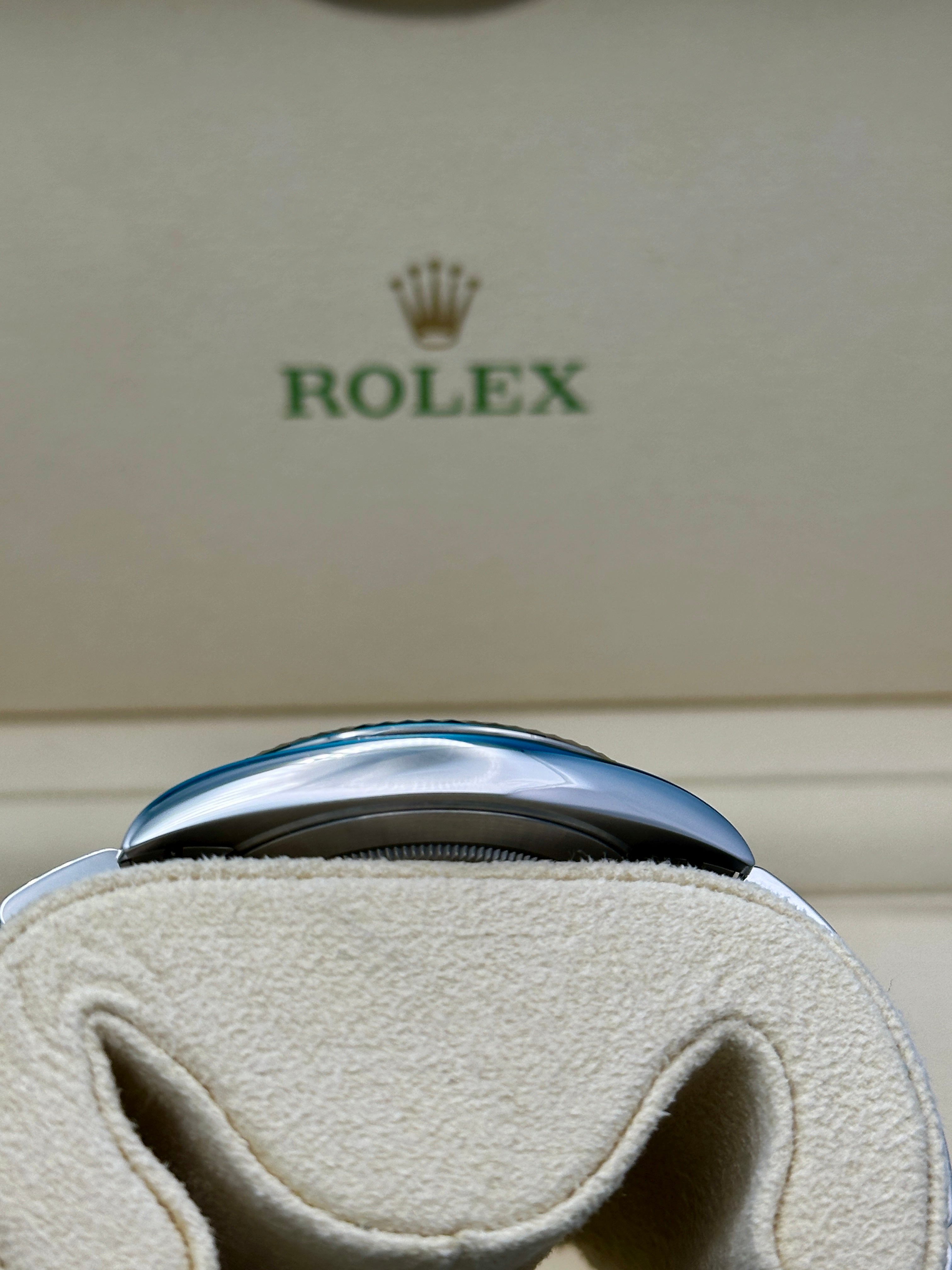 Rolex Steel and White Gold Rolesor Datejust 41  - Slate Green Roman Dial - Oyster Bracelet - 126334 slgro