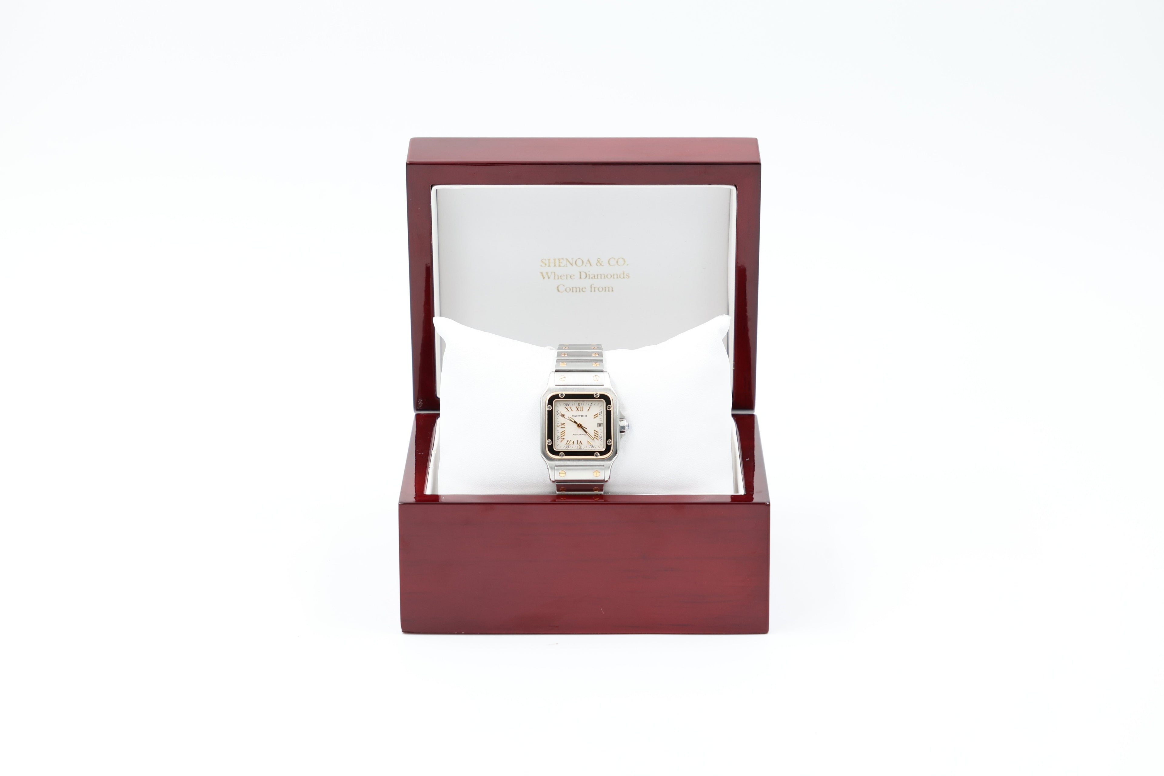 Cartier - Santos Galbée - White Roman Dial - 2319