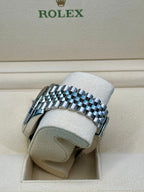 Rolex Steel and White Gold Rolesor Datejust 41  - White Index Dial - Jubilee Bracelet - 126334 wij
