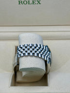 Rolex Steel and White Gold Rolesor Datejust 41  - White Index Dial - Jubilee Bracelet - 126334 wij