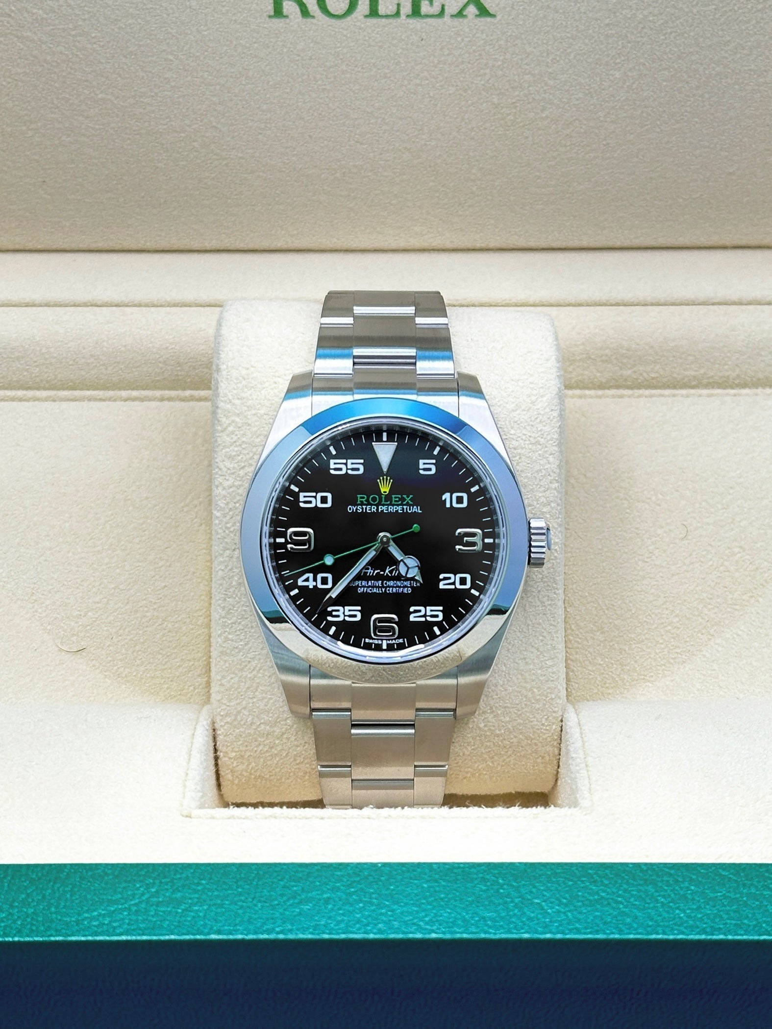 Rolex Air King Oystersteel - Black Dial 116900