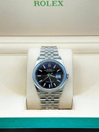 Rolex Steel Datejust 36  - Black Index Dial - Jubilee Bracelet - 126200 bkij