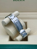 Rolex Oystersteel Datejust 41  - Smooth Bezel - Green Motif Dial - Oyster Bracelet - 126300GMDJ