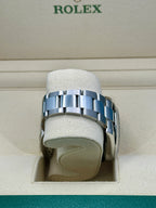 Rolex Oystersteel Datejust 41  - Smooth Bezel - Green Motif Dial - Oyster Bracelet - 126300GMDJ