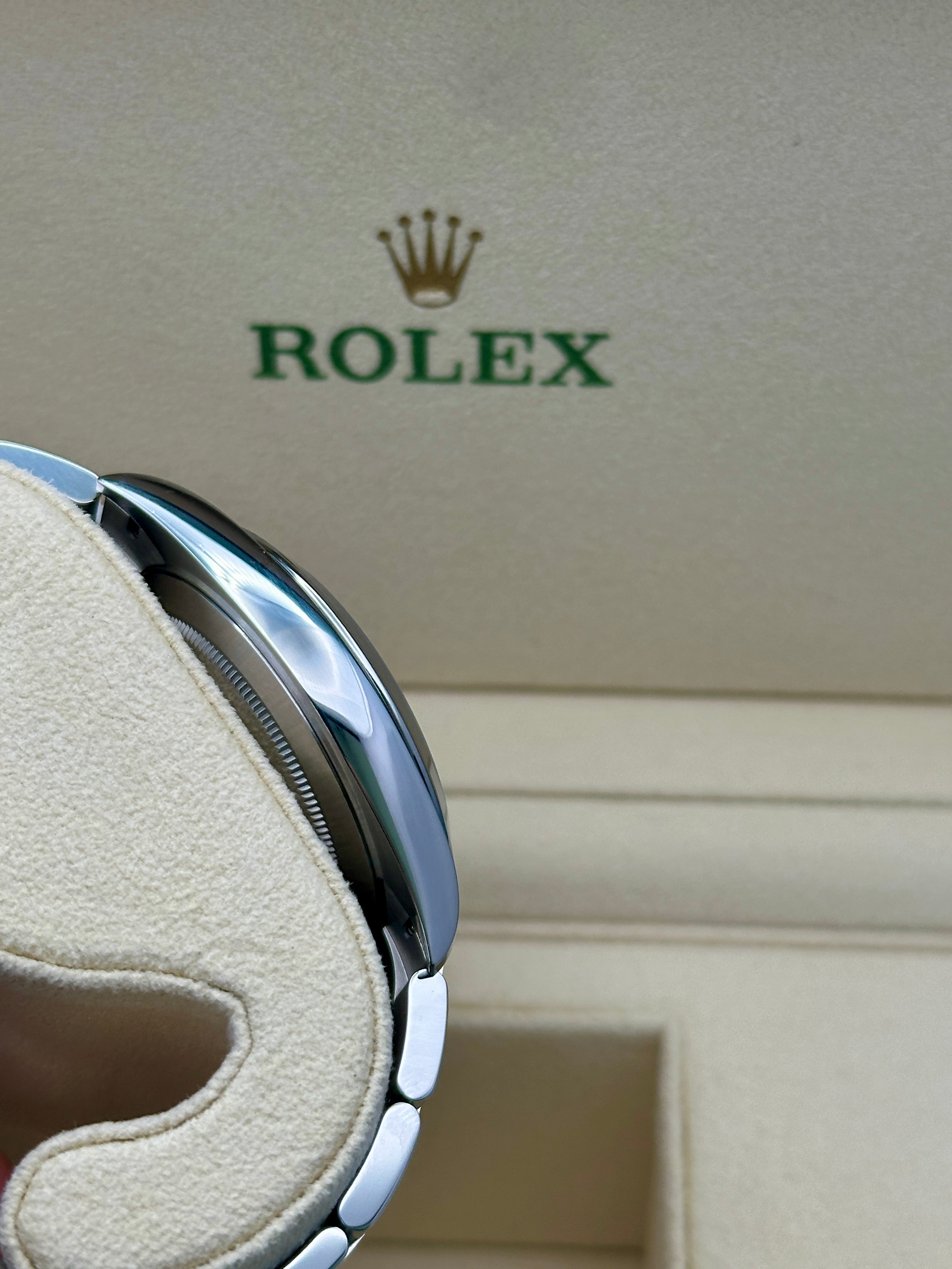 Rolex Steel and White Gold Rolesor Datejust 41  - Blue Diamond Dial - Oyster Bracelet - 126334 bldo