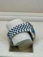 Rolex Steel Datejust 41  - Smooth Bezel - Black Index Dial - Jubilee Bracelet - 126300 bkij