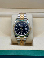 Rolex Steel and Yellow Gold Rolesor Datejust 41  - Black Index Dial - Jubilee Bracelet - 126333 bkij